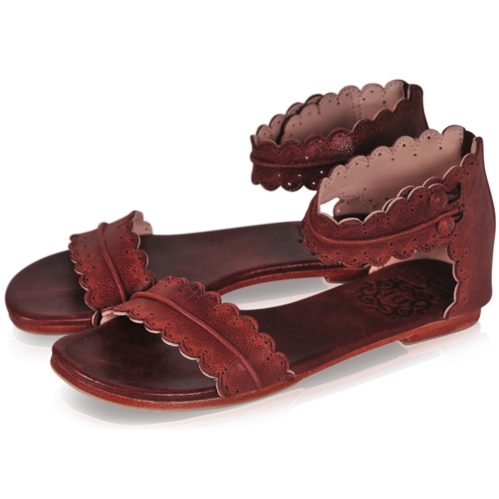 Bali ELF Handmade Leather Midsummer Sandals, Sz 8